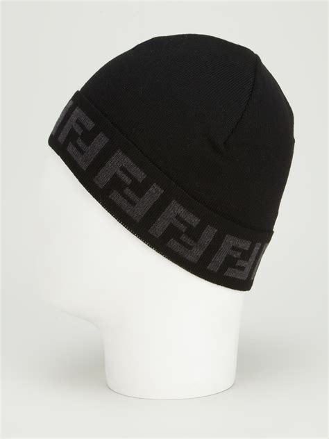 fendi men beanie|fendi monogram beanie.